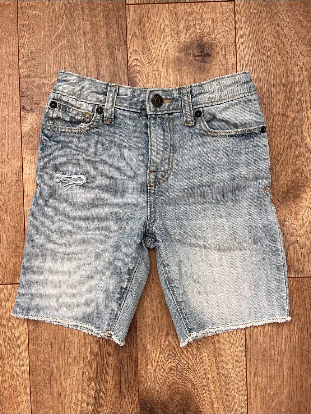 Cat & Jack Light Blue Distressed Denim Shorts